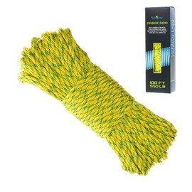 550 Paracord Bracelet Parachute Cord - 7 Strand Type III Paracord Rope (Dayglow)