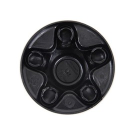 phoenix usa (2) Black Trailer Wheel Hub Cap Cover 5 lug 5 x 4.5" pattern, cargo,camper