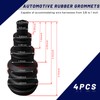 Suvnie 4 PCS Universal Firewall Boot, Rubber Grommets Can Accommodate