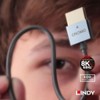 LINDY 1m CROMO LINE HDMI 2.0 Type-A 4K Ultra Thin