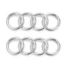 Gkeygo Key Ring Clip, 4/5 Inch Keychain Rings, 8 Pack