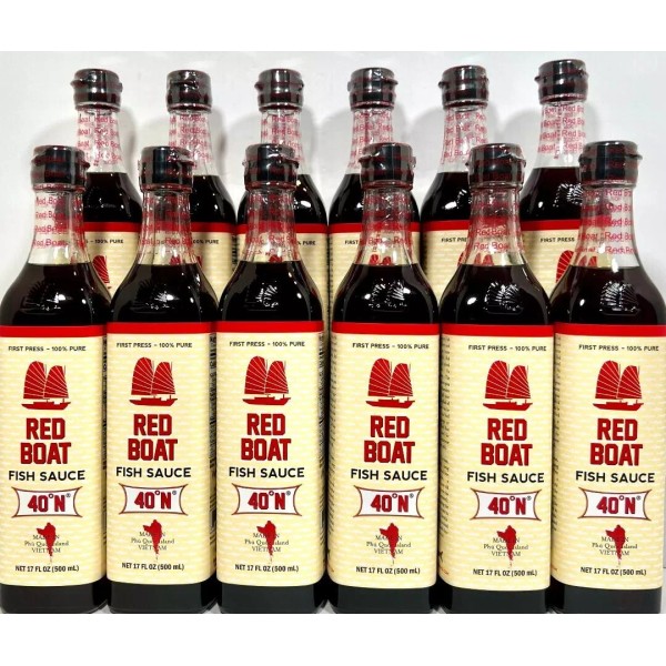 Red Boat Fish Sauce First Press 100% Pure 17 oz