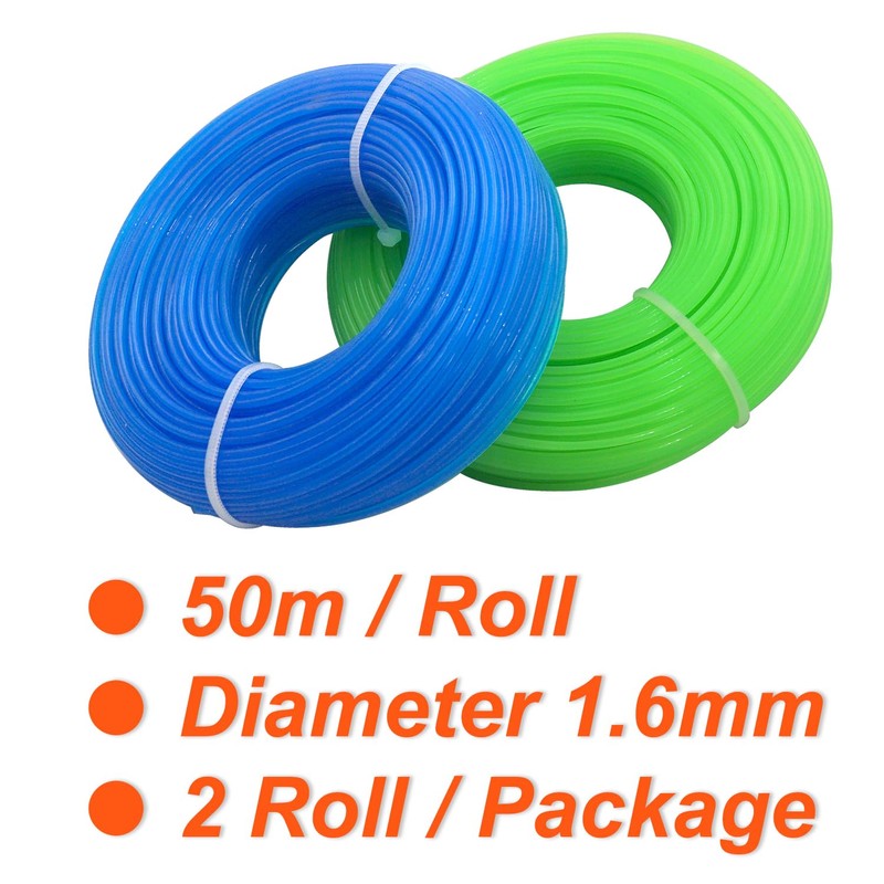 Zeqeey Universal Nylon Replacement Round Trimmer Line Grass Strimmer String