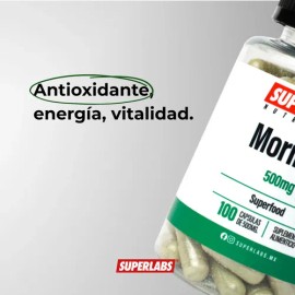 Suplemento Moringa 500mg Superlabs Nutrition 100 Cápsulas