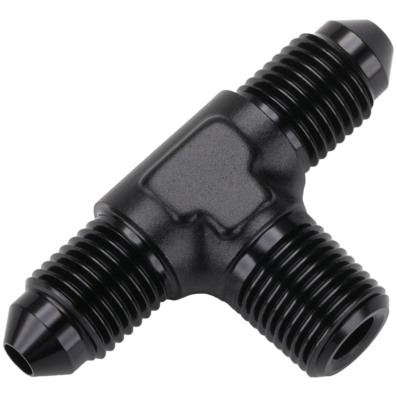Podavelle 3AN Male Flare Tee to 1/8 NPT on Side