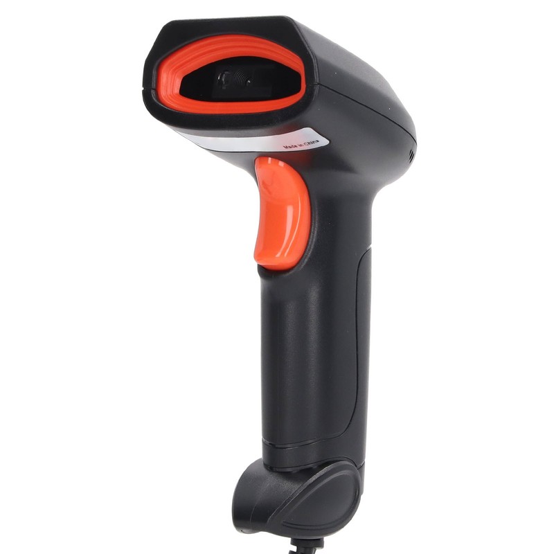 QR Code Scanner Barcode Reader ABS Handheld Scanning Tool for
