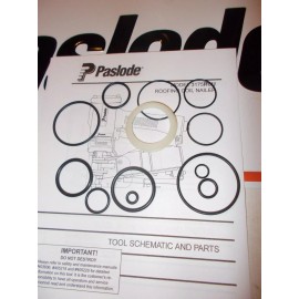 Paslode 3175 RCU Roofing Coil Nailer # 405000 O-Ring Kit + Cylinder Seal 402725