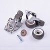1/1.25/1.5/2 Inch Furniture Casters Wheels Rubber Swivel Castor Trolley Caster