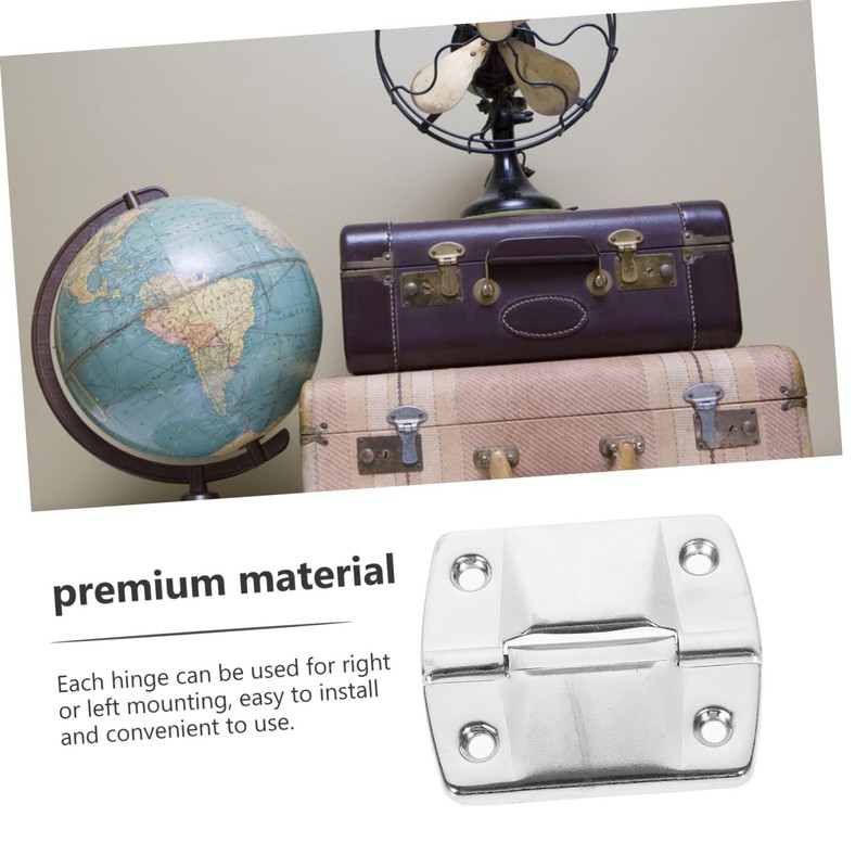 KICHOUSE 6pcs Heavy Duty Box Hinge for DIY Projects Case