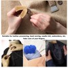 3 Pairs Leather Finger Protector Needle Felting Knitting Finger Thimble