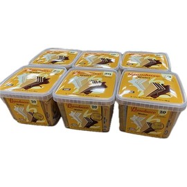 Case of 6 Pack Snack Wafer Tub, each tub has 20 pk. of individualv wrapped wafer. Total 120 single served wafer with 60 chocolate and 60 vanilla, Great snack for school or office (Bauducco Wafer Tub)