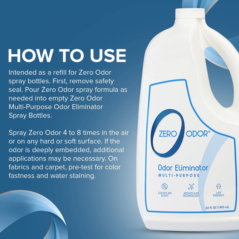 Zero Odor - Multi-Purpose Strong Odor Eliminator for Home, Office,