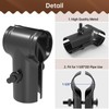 ForoGore 12 Pcs End Rail Clamps T Pipe Clamp for
