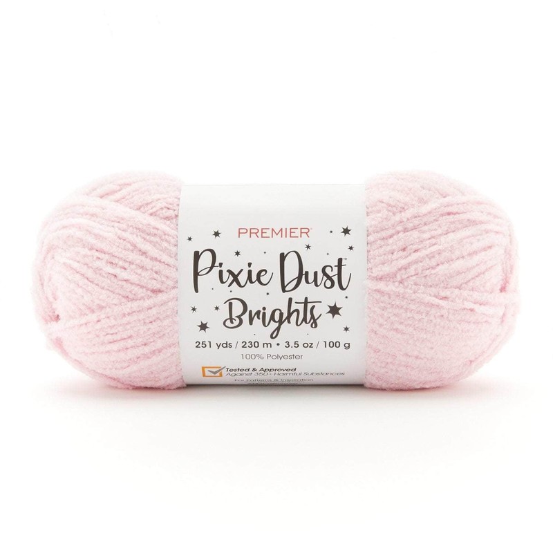 PREMIER YARNS Premier Pixie Dust Brights Yarn, 2096-06 White