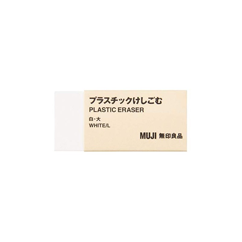 JAPAN MUJI Eraser White MoMA Collection Large