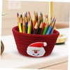 WHAMVOX Craftsmanship Christmas Storage Box Cotton Rope Baskets Woven Storage