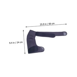 minkissy Adjustable Professional Shoulder Support Sleeve for Left Shoulder Portable Fixing Protector for Rotator Cuff Injuries Warm Compression Fit for Fitness and Sports