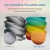 OVERTURE Matte PLA Rainbow Filament 1.75mm, 1kg Cardboard Spool (2.2lbs),