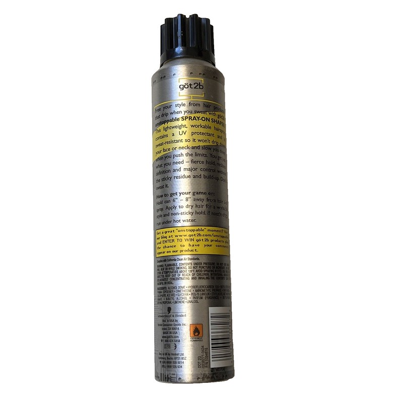 Schwarzkopf got 2b unstoppable Spray-On Shaper 4: Workable Hold 6