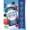 Liquid Iron Drops Supplement 18mg - Essential Mineral - Vegan,