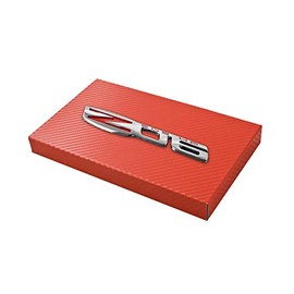 C6 Corvette Red Carbon Fiber Wrapped Fuse Box Cover - Z06 Emblem