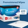 Non Flushable Wet Wipes for Adults - Case of 600