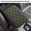 Ohleats Car Center Console Pad, Waterproof PU Leather Auto Armrest
