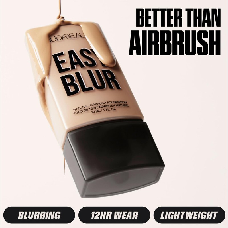 HUDABEAUTY Original Easy Blur Natural Airbrush Foundation, 30 ml, by