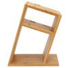 Bamboo Knife Holder Inclined Kitchen Knife Holder Multifunctional Bamboo Rack
