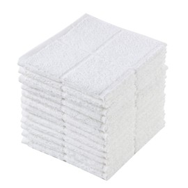 Glynniss Dishcloths Kitchen Highly Absorbent Dish Rags 100% Cotton Dish Cloths for Washing Dishes (Light Cream)