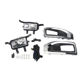 DYRDINSHOW Fog Lights Compatible With 2015 2016 2017 2018 GMC YUKON/YUKON XL Denali Driving Fog Light Set Kit w/Bezels/Bulbs