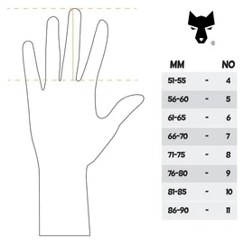 FEARLESS GOALKEEPERS Wolf V Onyx Goalkeeper Gloves - Breathable Football Gloves with Finger Protection, Non-Slip Grip, Roll Finger Cut and Removable Rails - For Adults and Children