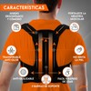 Hyperz - Corrector de Postura Ajustable Unitalla Mujer/Hombre, Cinturón de