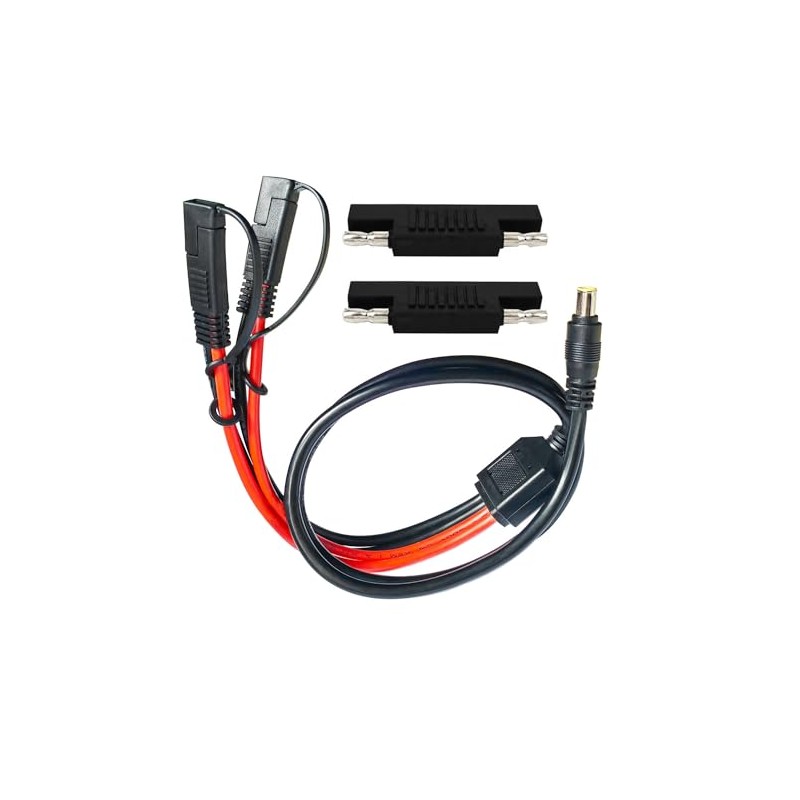 Faoyliye 10AWG SAE to DC 8mm Cable,DC 8mm Male to