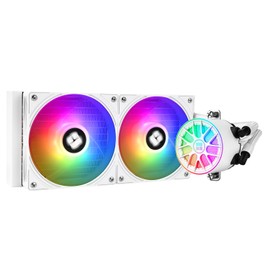 Thermalright Aqua Elite 240 V6 ARGB White-CPU Liquid Cooler, Efficient PWM Controlled Pump,for AM4/AM5,Intel LGA1150/1151/1200/2011/1851/1700,Integrated Water-Cooled Radiator-White