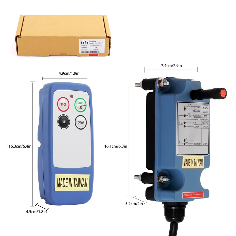 SAGA-L4 Mini Wireless Crane Remote Control for Winch Lifting Electric