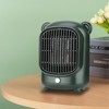 Space Heater Fast Quiet Heating Green Portable Mini Desktop Electric