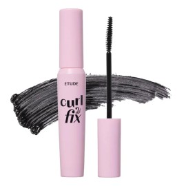 Rímel Etude Curl Fix Waterproof Negro De Larga Duración