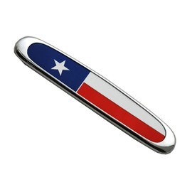 1Pc Grille USA Flag Emblem Truck 2500 3500 Hood 3D Badge Nameplate Logo Compatible with Freightliner 22-57546-000 (Texas Flag-Colorful)