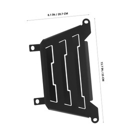 Zerodeko Exhaust Guard Motorcycle Radiator Cover Heat Shield Protector Easy to Install