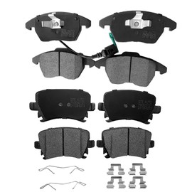 PM Auto Set of 8 Front-Rear Ceramic Brake Pads For 2006-2010 Volkswagen Jetta