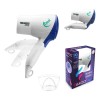 Secadora Cabello Plegable P/viaje Iones Timco Tra-2000 Color Blanco
