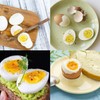 JINJUMEI Pack of 4 Egg Timers for Cooking (Soft/Medium/Hard) Colour-Changing