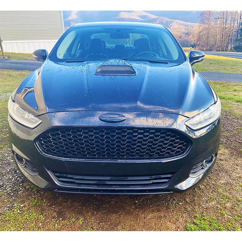 9 Inch Front Grille American Flag Emblem for Ford, Rear