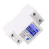 LCD Digital Energy Meter Single Phase 2P Electricity Usage Monitor