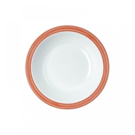 WACA 1926 Soup Plate Plastic 600 ml Diameter 205 mm Bistro Orange