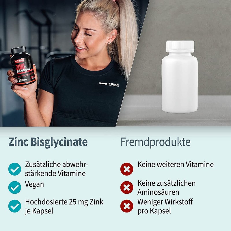 Body Attack Zinc Pro [Pack of 1], , ,