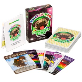 Hodari Spiele Rainbow Wars - Grab the Pugs Card Game Expansion (54 Playing Cards)