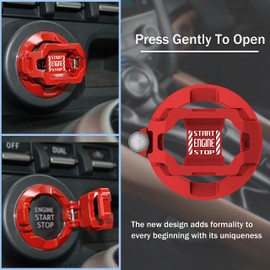 ERARISE Cubierta de botón de arranque para coche, cubierta de botón de arranque para motor de coche, cubierta de botón de arranque, protección contra arañazos, E23625