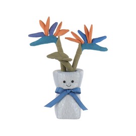 Apricot Lamb Paradise Bird Vase Stuffed Animals for Kids, Soft Cute Plush Toys for Baby Girl and Boy, Fluffy Paradise Bird Vase 13 Inches